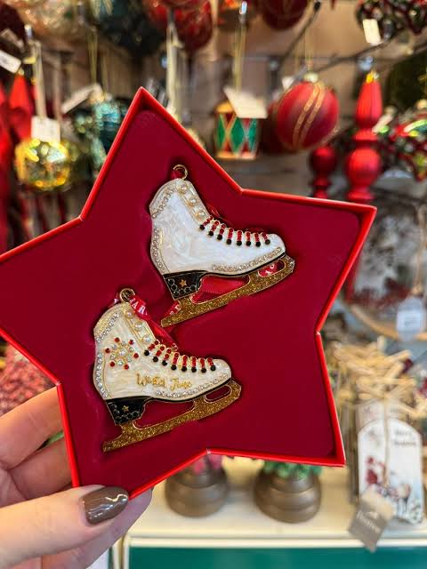 Tipperary Crystal - Sparkle Ice Skate Decorations