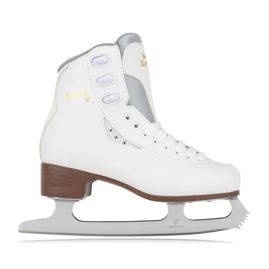Graf Bolero Figure Skates | White