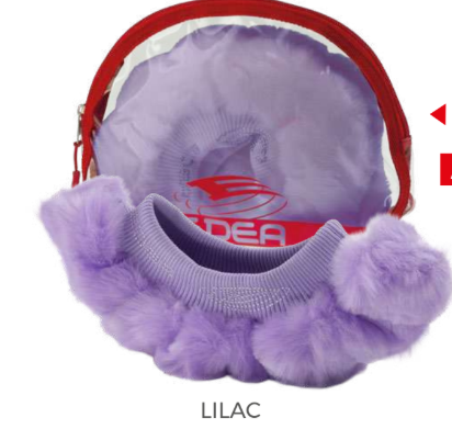 Edea Eco Fur Soakers | Lilac